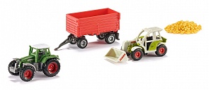 Игровой набор сельхозтехники с прицепом и зерном (Siku, 6304k)